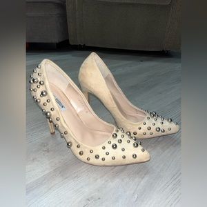 Cape Robbin Metallic ball heels